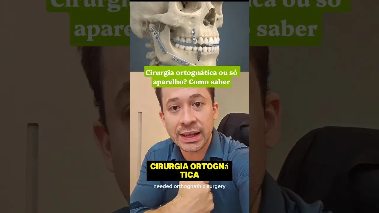 Dr. Richard Brasil explica a diferença entre cirurgia ortognática e tratamento só com aparelho